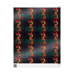 Festive Girl Christmas Wrapping Papers