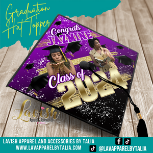 Graduation Hat Topper | Class of 2025 Grad Hat Topper