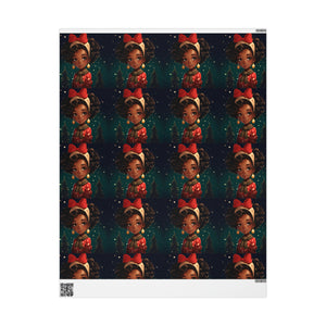 Festive Girl Christmas Wrapping Papers