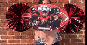 Custom 16” Cheer Sticks / Pom Poms – Game Day Spirit Props!