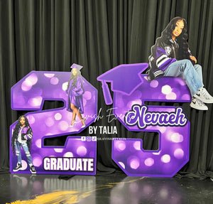 Number/ Letter Cutouts Set of 2