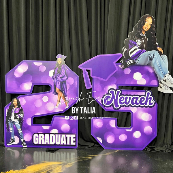 Number Letter Cutouts Set Of 2 Lavish Apparel And Accessories By Talia Number letter cutouts set of 2 lavish apparel and accessories by talia