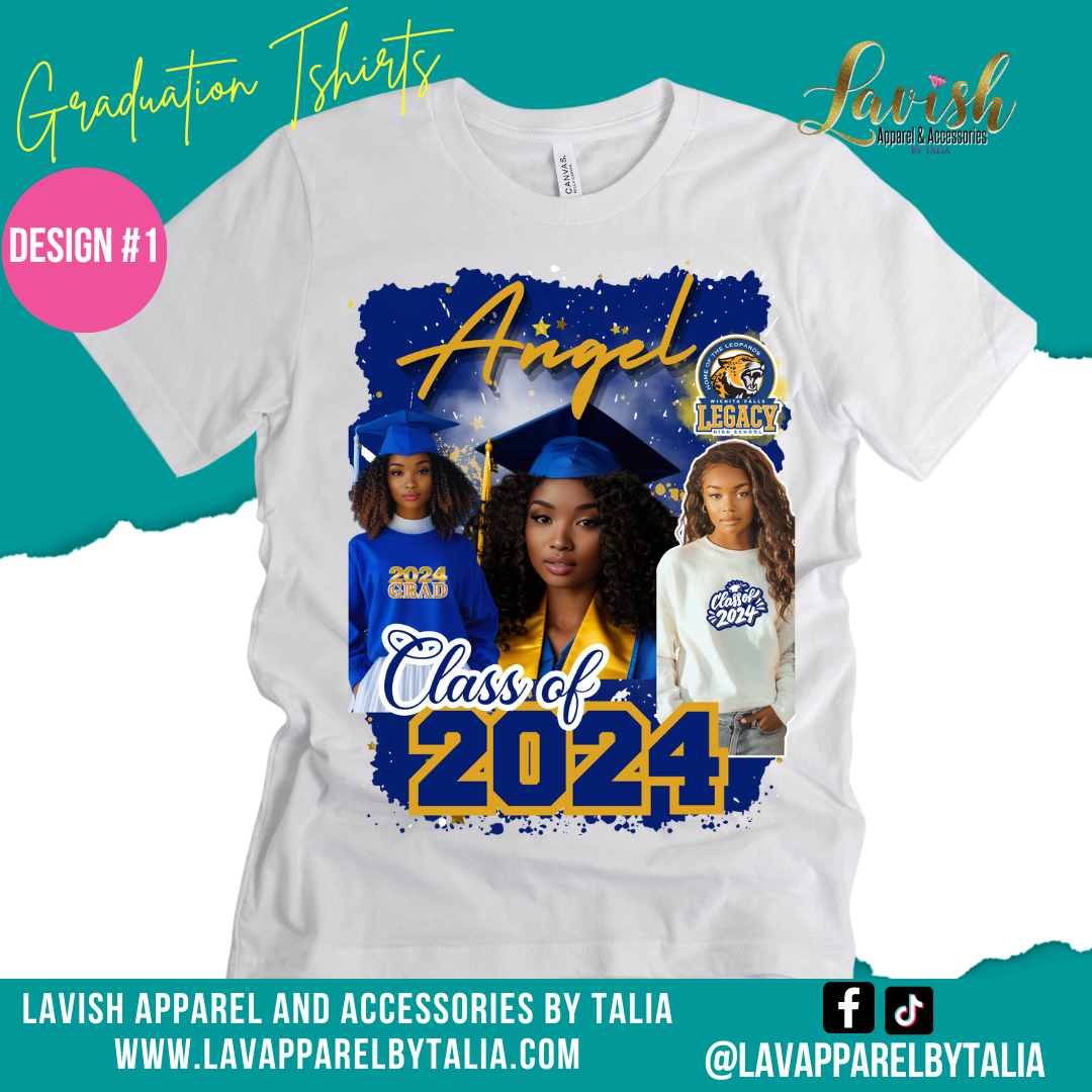 Graduation Tshirt Class of 2024 Grad Tshirt Graduate Tshirt