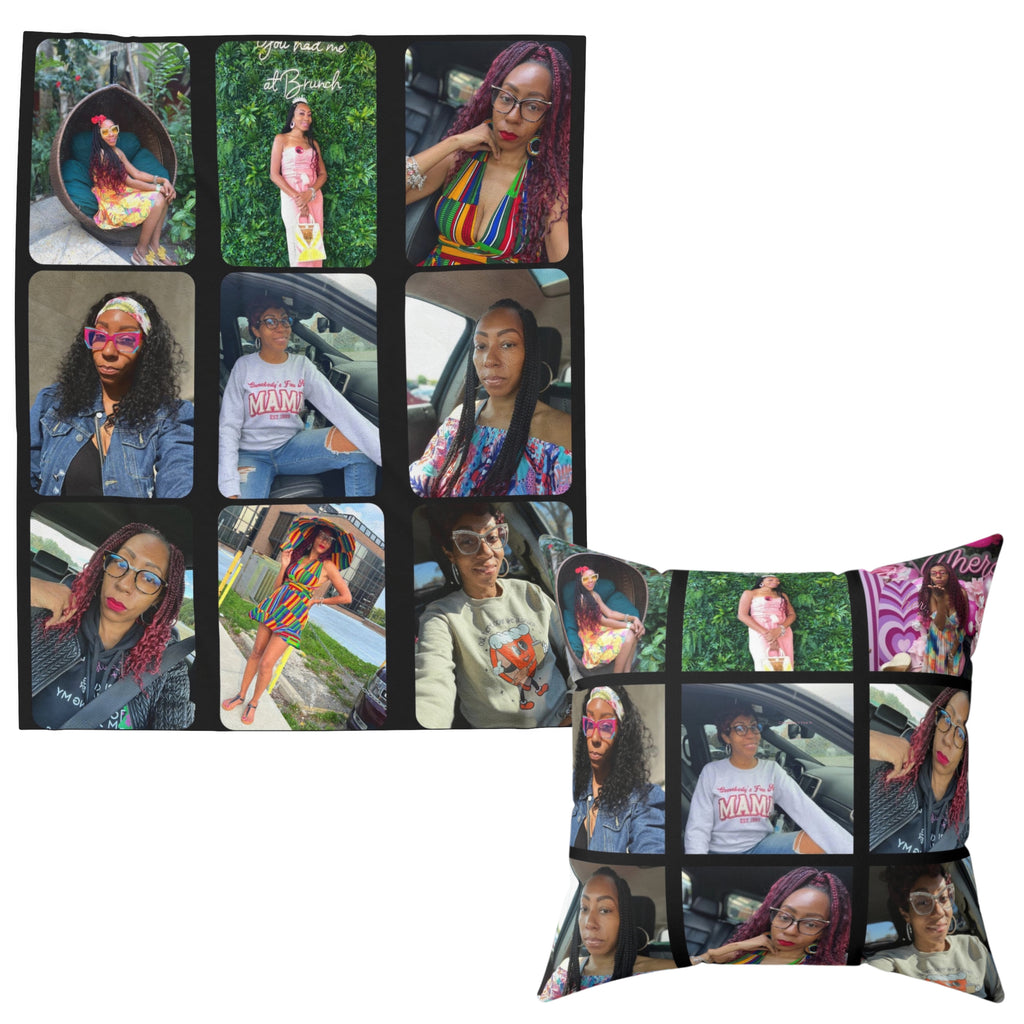 9 Picture Blanket and Pillow Set