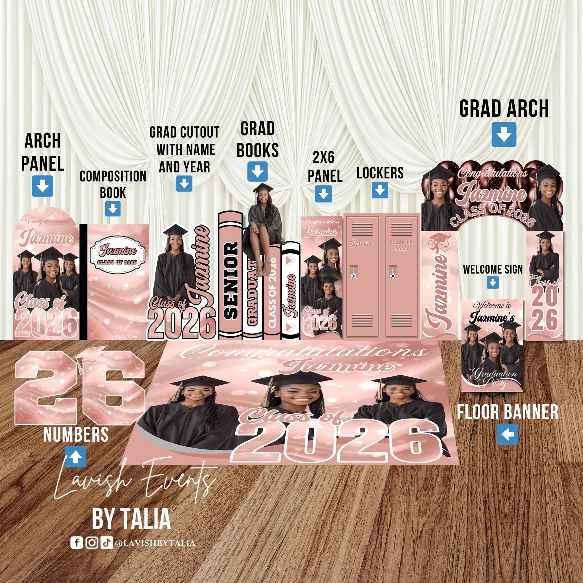 Graduation Lifesize Cutouts/Panel Boards