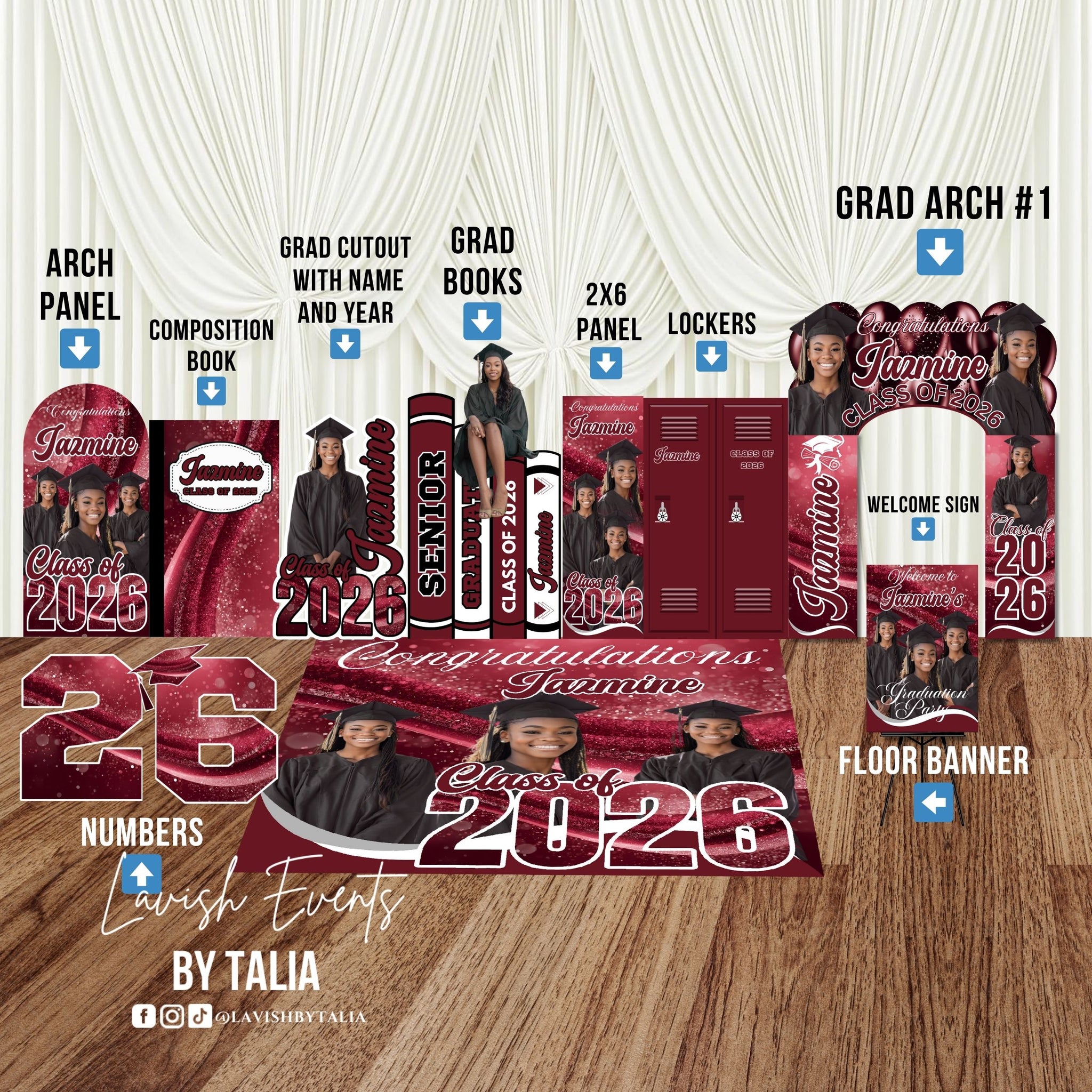 Graduation Lifesize Cutouts/Panel Boards
