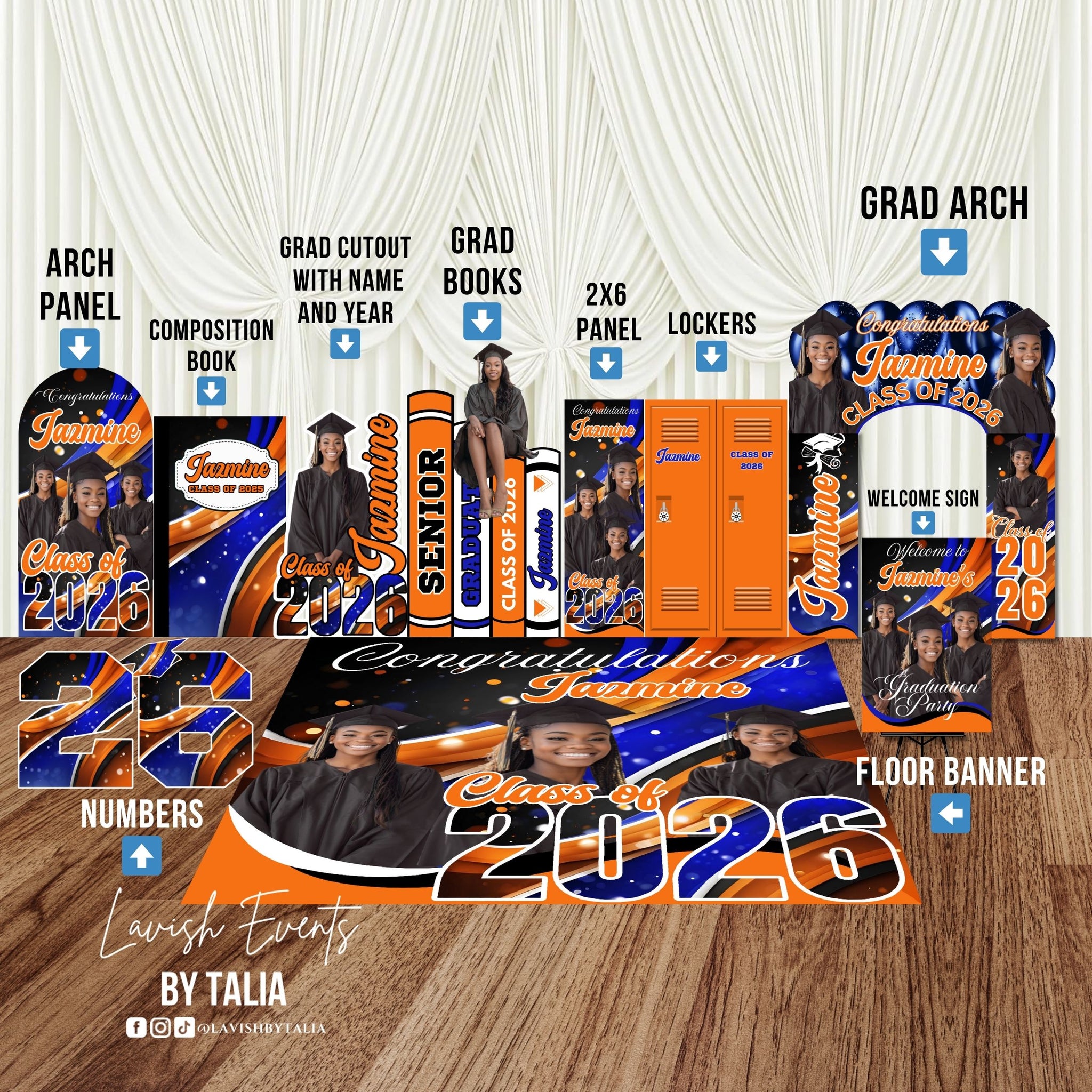 Graduation Lifesize Cutouts/Panel Boards