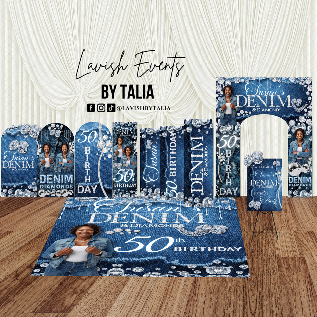 Denim and Diamonds Lifesize Cutouts/Panel Boards