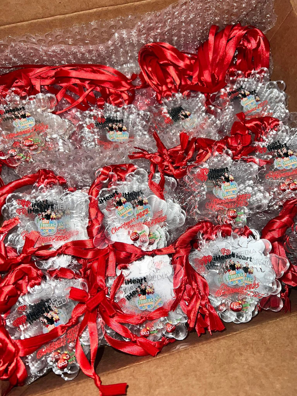 Custom acrylic ornaments