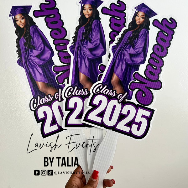 Graduation Fans Coroplast | Class of 2026 Grad Fans | Graduate Fans ...
