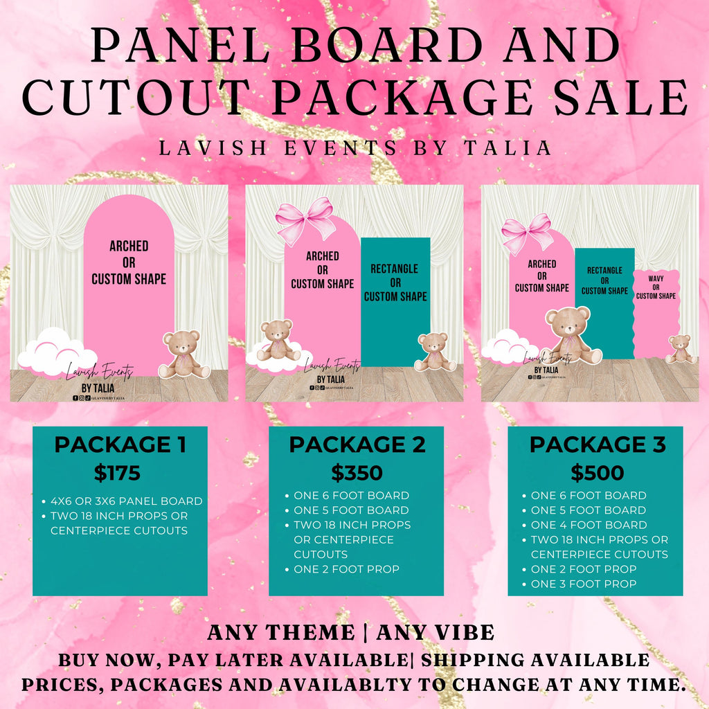Custom Panel Board and Cutout Bundle Sale | Photo Boards | Coroplast Board Printing