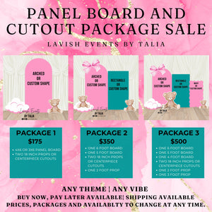 Custom Panel Board and Cutout Bundle Sale | Photo Boards | Coroplast Board Printing