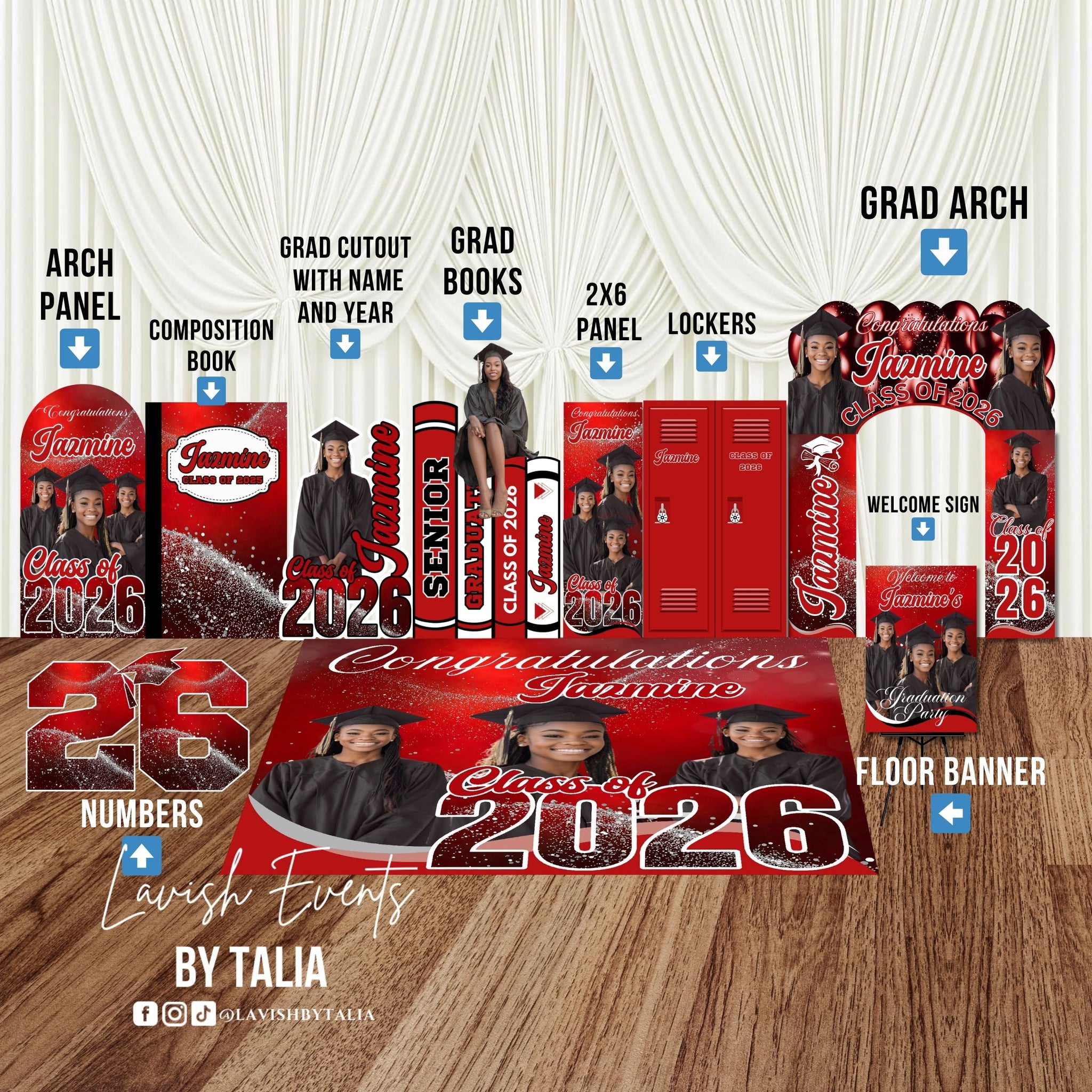 Graduation Lifesize Cutouts/Panel Boards