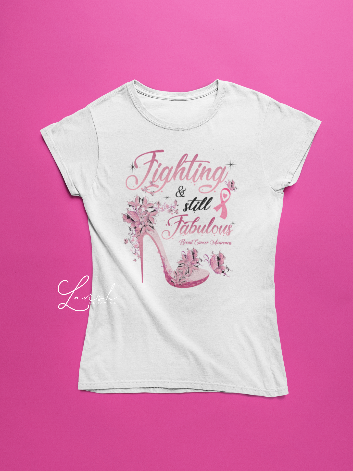 Fighting and Still Fabulous Breast Cancer Awareness Tshirt | Breast Cancer Awareness T-shirt