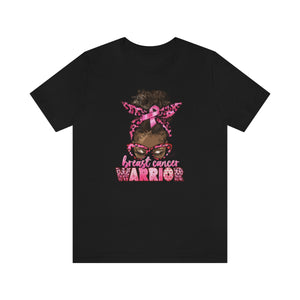 Breast Cancer Warrior Unisex Jersey Short Sleeve Tee| Breast Cancer Awareness T-shirt