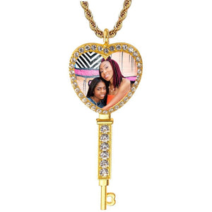 Custom Photo Key Necklace | Pendant