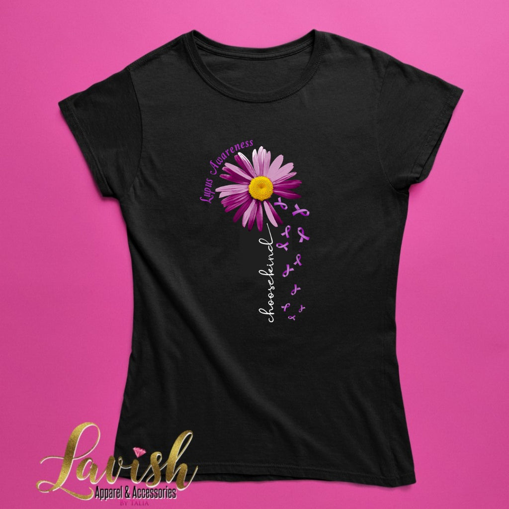 Flower Lupus Awareness Tee