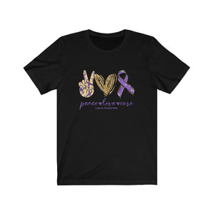 Peace Love Cure Lupus Awareness Tee