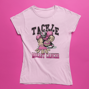 Tackle Breast Cancer Tshirt | Breast Cancer Awareness T-shirt