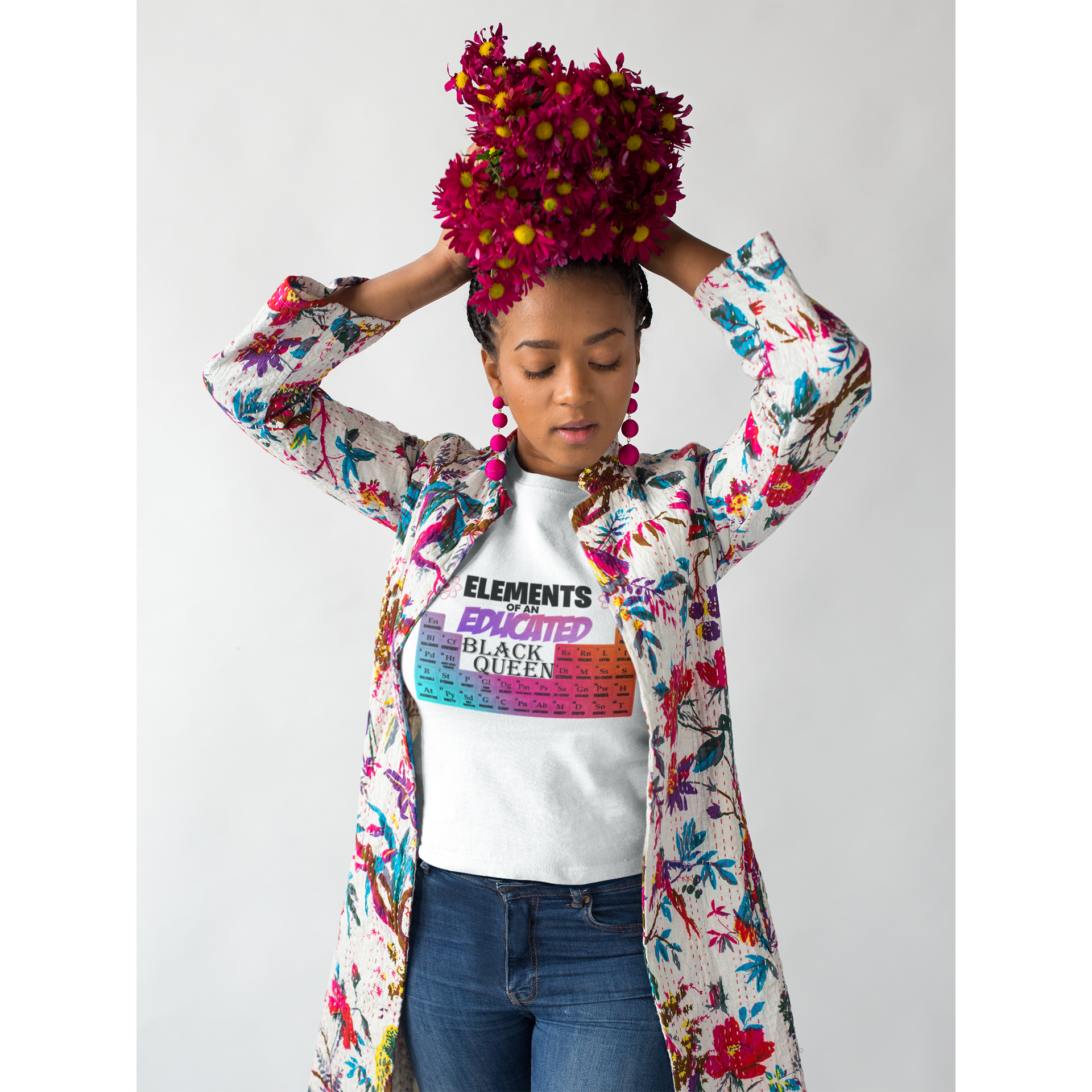 Elements of an Educated Black Woman tshirt