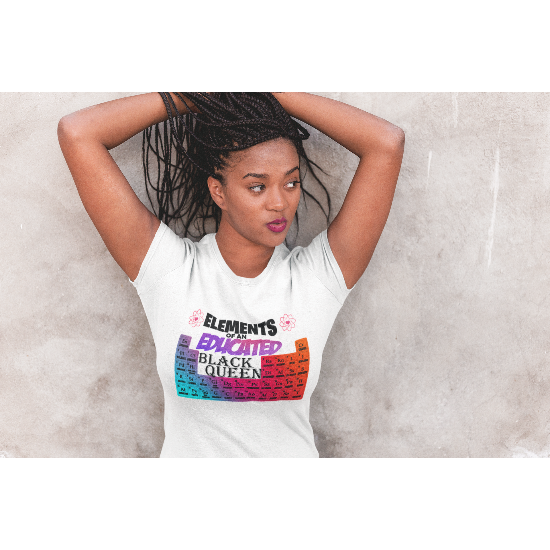 Elements of an Educated Black Woman tshirt