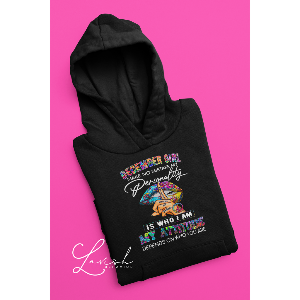 Peace Lips Make No Mistake Hoodie | Birthday Hoodie