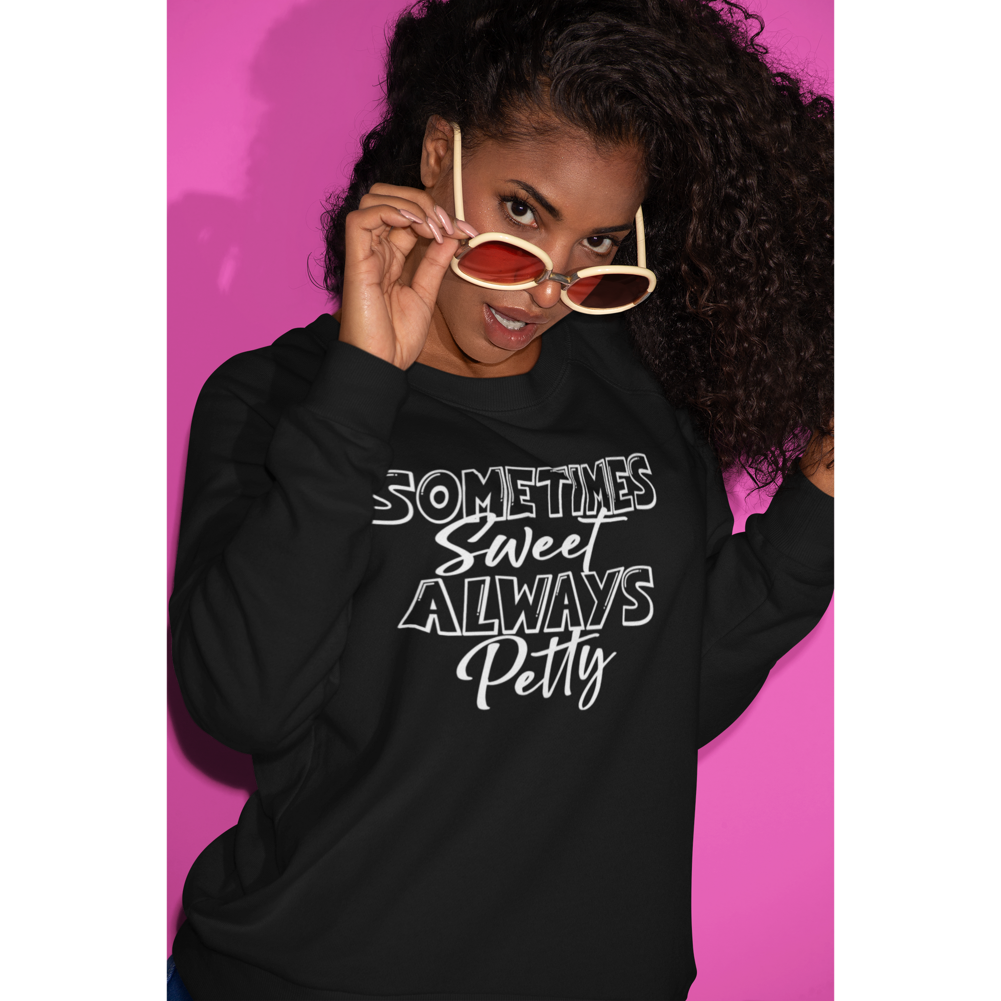 Always Sweet Sometimes Petty Unisex Heavy Blend™ Crewneck Sweatshirt