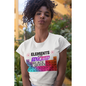 Elements of an Educated Black Woman tshirt