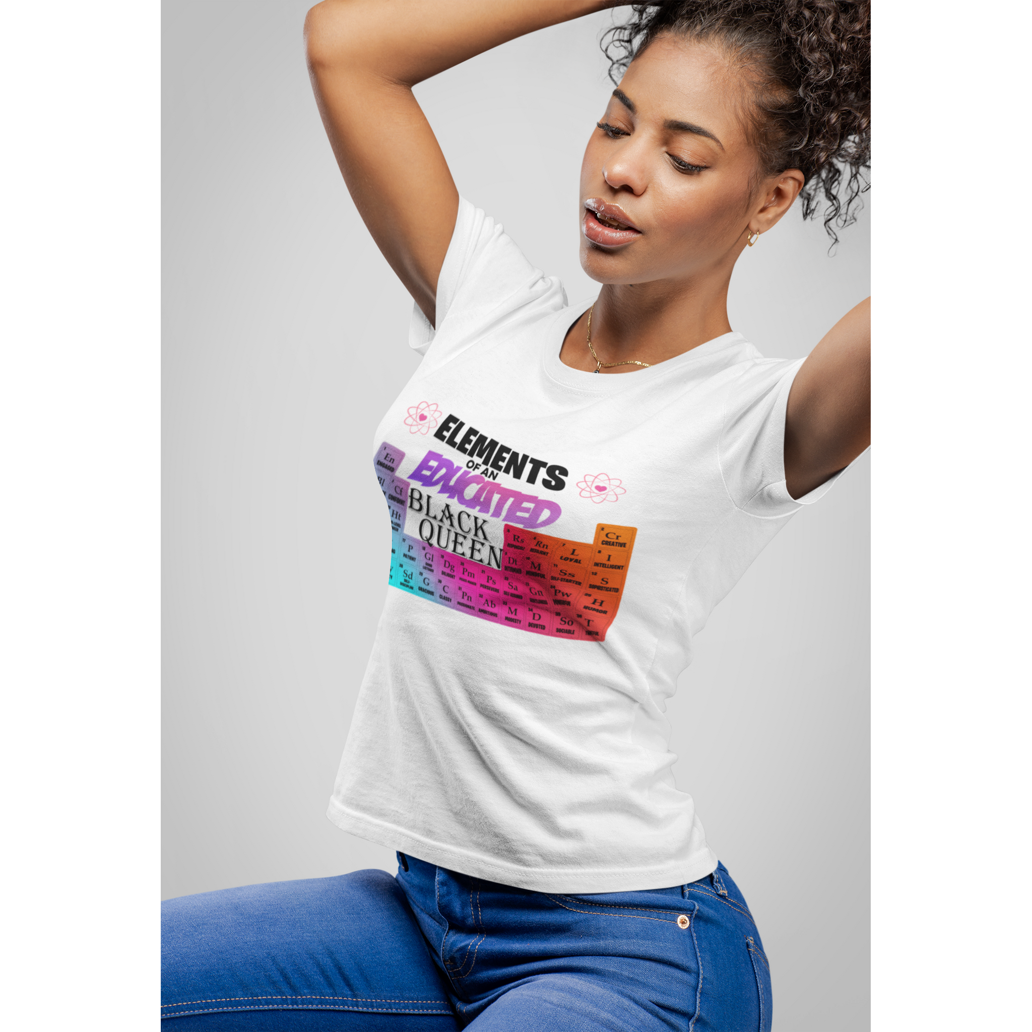 Elements of an Educated Black Woman tshirt